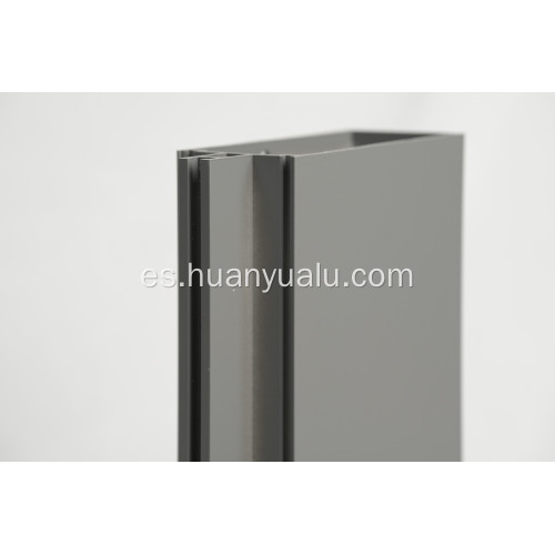 Muro de cortina de panel de vidrio comercial con perfiles de aluminio